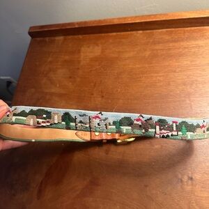 Handmade Needlepointed Horse Show Belt